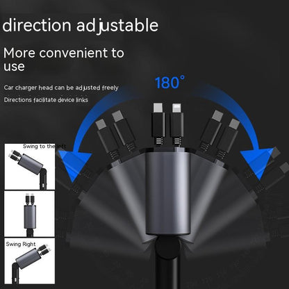 100W USB-C Fast Charging Car Adapter 