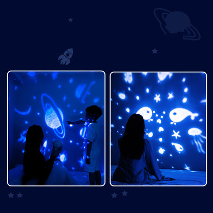 Astronaut Galaxy Star Night Light Projector