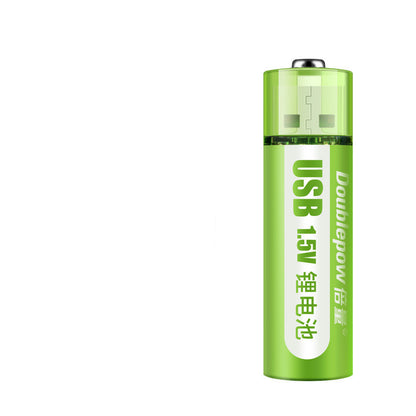 USB Rechargeable 1.5V AA Lithium Battery