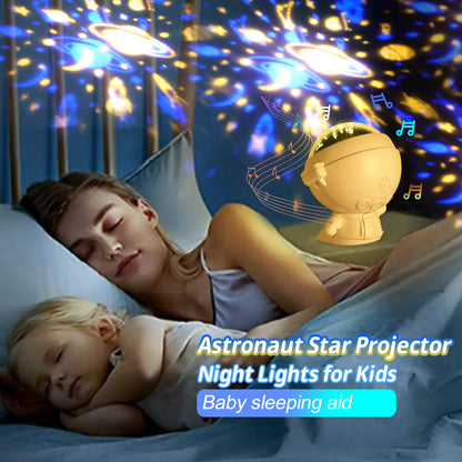 Astronaut Galaxy Star Night Light Projector