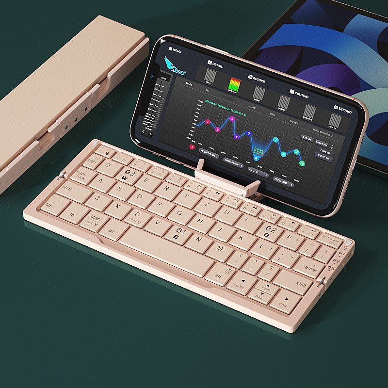 Foldable Bluetooth Keyboard With Stand - YOUR DailyNeeds