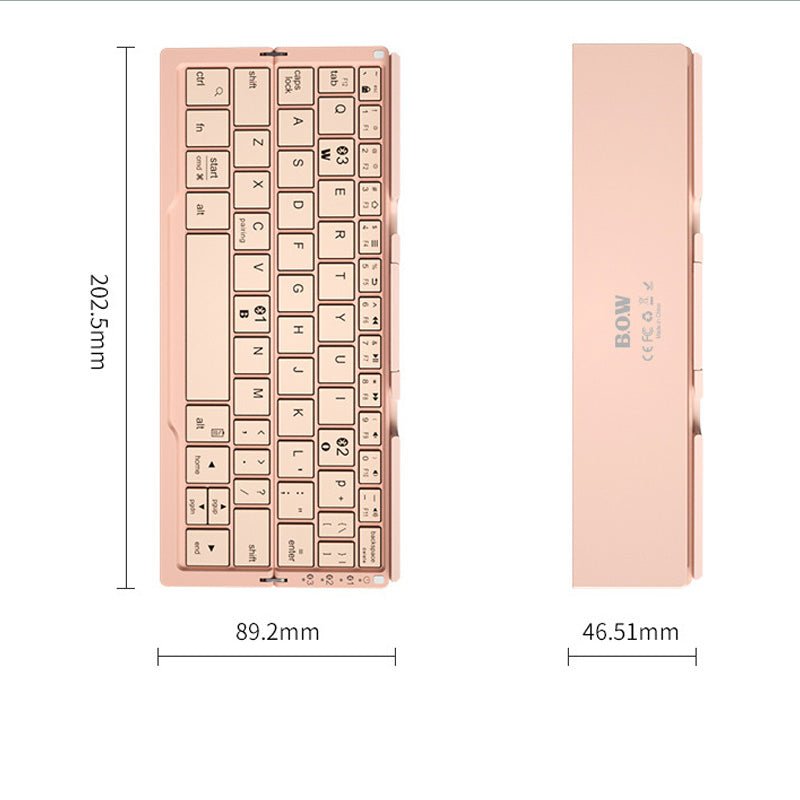Foldable Bluetooth Keyboard With Stand - YOUR DailyNeeds