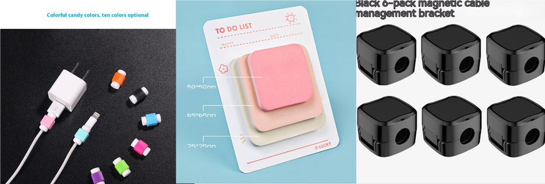 Magnetic Under Desk Cable Clips - YOUR DailyNeeds