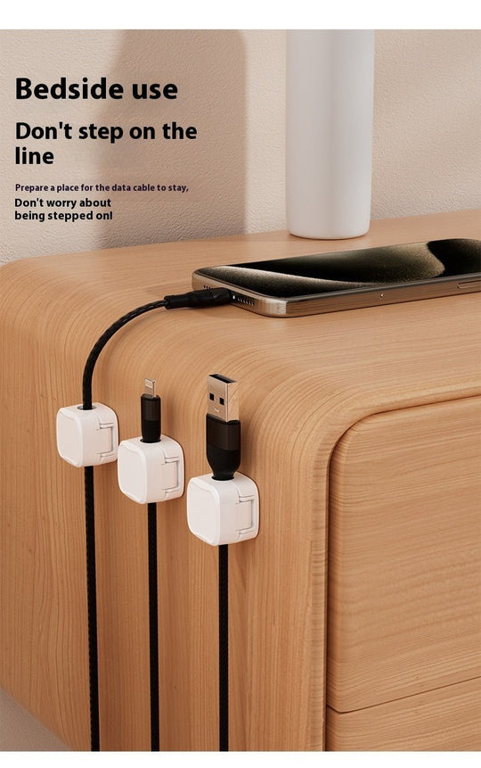 Magnetic Under Desk Cable Clips - YOUR DailyNeeds