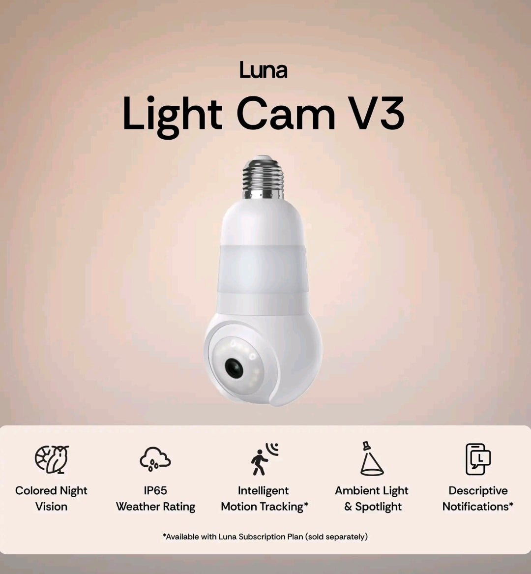 Luna Light Cam V3 Security Camera